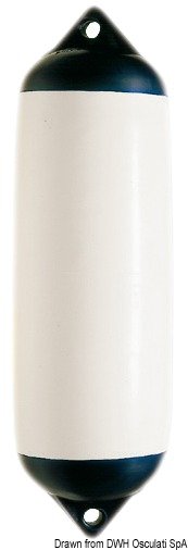 Parabordo Polyform F8 testa nera - 33.522.14